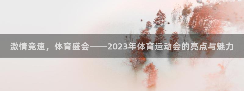 意昂的动画：激情竞速，体育盛会——2023年体育运动会的亮点与魅力